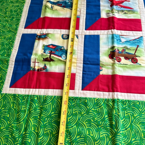 Baby Quilt handmade 37.5X37.5 beautiful brand new - Picture 4 of 8